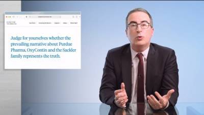 John Oliver Creates Anti-Opioid Website Just to Mess With Purdue Pharma (Video) - thewrap.com