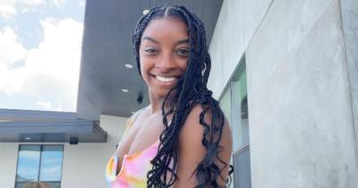 Simone Biles Enjoys Pool Day in Tie-Dye Bikini After Tokyo Olympics: ‘Sweet Like Candy’ - www.usmagazine.com - Tokyo