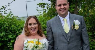 Tipsy bride who'd "had a few" breaks foot on wedding night after tripping over dress - www.manchestereveningnews.co.uk