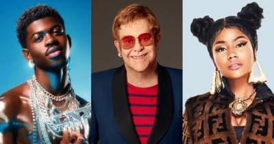 Elton John announces new album The Lockdown Sessions, featuring Nicki Minaj, Lil Nas X, and Stevie Wonder - www.officialcharts.com