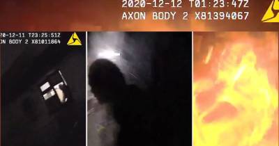 Dad told he can't see his kids after vile abuse to ex - so douses police in petrol in fire rampage - www.manchestereveningnews.co.uk