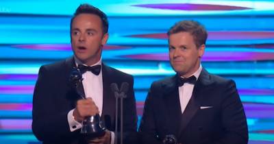 Ant McPartlin swears in Best Presenter NTAs speech as he and Dec win for 20th time - www.ok.co.uk