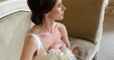 Love Island's Camilla Thurlow praised for snaps of her breastfeeding on her wedding day - www.ok.co.uk