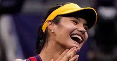 Emma Raducanu flooded with congratulations after making tennis history to reach US Open final - www.msn.com - Britain - USA - Virginia