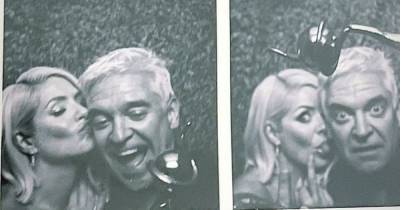 Phillip Schofield and Holly Willoughby joke around at NTAs in fun snaps he found in jacket pocket - www.ok.co.uk
