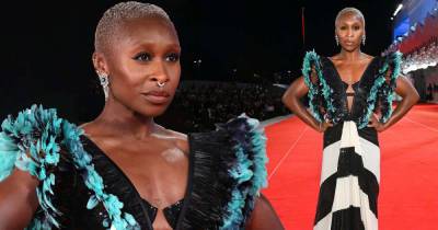 Cynthia Erivo steps out for The Last Duel screening in Venice - www.msn.com - France - city Venice