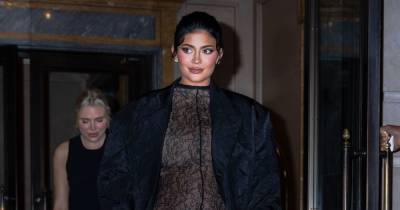 Kylie Jenner dresses baby bump in lace outfit just like one sister Kim wore while pregnant - www.ok.co.uk