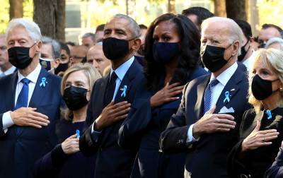 Bidens, Obamas, & Clintons Attend 9/11 Commemoration Ceremony on 20th Anniversary - www.justjared.com - New York