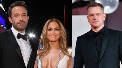 Jennifer Lopez, Ben Affleck and Matt Damon Are All Smiles in Stunning Group Venice Pics - www.etonline.com