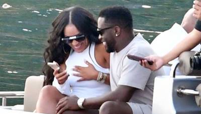 Diddy, 51, Cozies Up To New Flame Joie Chavis, 32, On Luxe Yacht Vacation In Italy — Photos - hollywoodlife.com - Italy