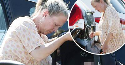 EastEnders star Kellie Bright takes her newborn out for first time - www.msn.com - county Carter
