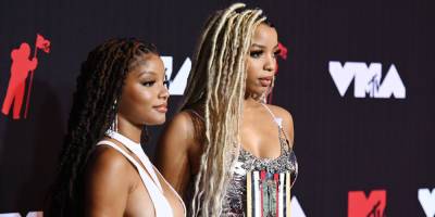 Halle Bailey Supports Sister Chloe Bailey at MTV VMAs 2021 Ahead of Her Performance - www.justjared.com - New York