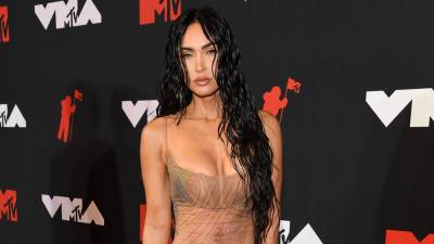 Megan Fox hits MTV VMAs 2021 red carpet in naked see-through dress - www.foxnews.com