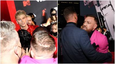 Conor McGregor Calls Machine Gun Kelly a 'Vanilla Boy Rapper' After Fiery VMAs Confrontation (Exclusive) - www.etonline.com