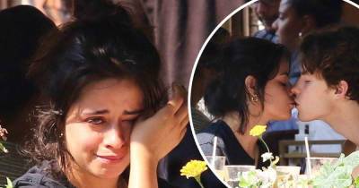 Camila Cabello cries as Shawn Mendes comforts her with a kiss - www.msn.com