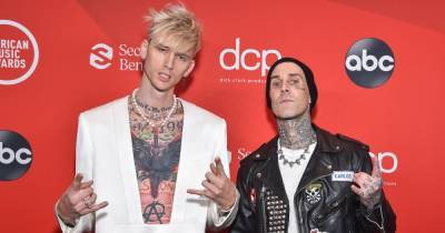 Why Machine Gun Kelly and Travis Barker Ran Off VMAs 2021 Stage Moments Before Performance - www.usmagazine.com - New York