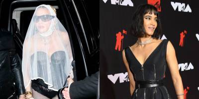 Madonna Wears Veiled Look to VMAs After Party with Her Former Dancer Sofia Boutella! - www.justjared.com - New York