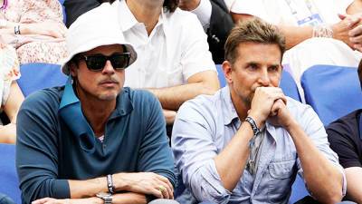 Brad Pitt Bradley Cooper Have A Guys’ Day Out At The U.S. Open — Photos - hollywoodlife.com - New York - Russia - Serbia
