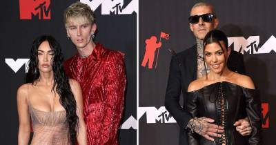 Machine Gun Kelly and Megan Fox Double Date With Kourtney Kardashian and Travis Barker After Dramatic VMAs - www.usmagazine.com - city Brooklyn