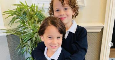 Girls Aloud's Kimberley Walsh shares sweet snaps as son Cole starts school - www.ok.co.uk