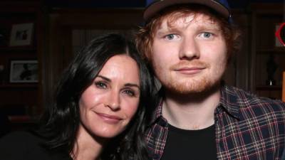 Ed Sheeran Reveals Courteney Cox Sings on His New Album (Exclusive) - www.etonline.com