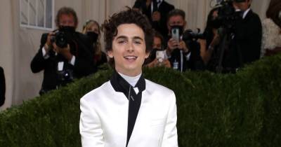 Timothee Chalamet Makes His Met Gala Debut in an All-White Suit and Sneakers - www.usmagazine.com
