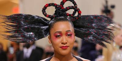 Naomi Osaka Adds Red Flowers & Crystals To Her Hair For Met Gala 2021 - www.justjared.com - New York