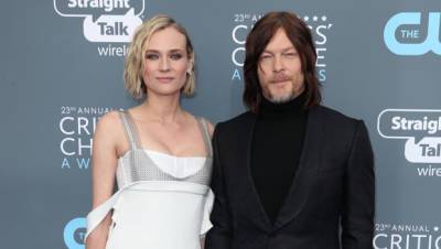 Diane Kruger Shows Off Giant Engagement Ring In 1st Pics Since Getting Engaged To Norman Reedus - hollywoodlife.com - county Newport