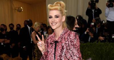 Pink! Peace Signs! Kristen Stewart Serves Up All the Retro Vibes at the 2021 Met Gala - www.usmagazine.com