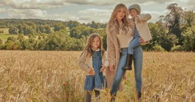Abbey Clancy and her children model F&F’s new Autumn/Winter edit – with prices starting at £8 - www.ok.co.uk
