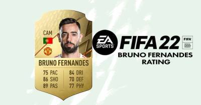 FIFA 22 ratings: Man United star Bruno Fernandes gets upgrade as rating confirmed - www.manchestereveningnews.co.uk - Manchester