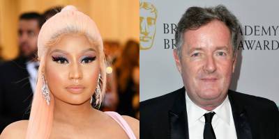 Nicki Minaj & Piers Morgan Are Feuding & Making Claims About One Another Amid Her Vaccine Stance - www.justjared.com