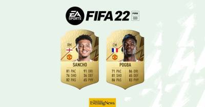 FIFA 22 ratings: Man United duo Paul Pogba and Jadon Sancho ratings confirmed - www.manchestereveningnews.co.uk - Manchester - Sancho