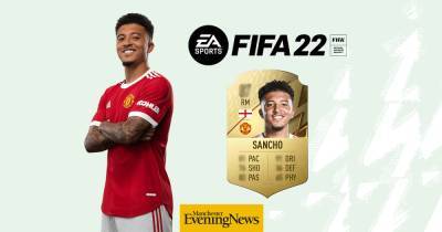Jadon Sancho's FIFA 22 rating confirmed but fans are raging about strange downgrade - www.manchestereveningnews.co.uk - Sancho