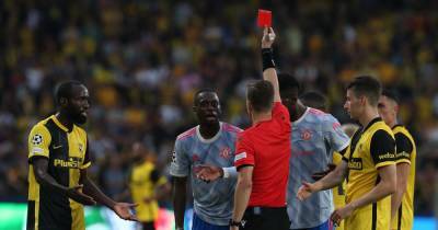 Manchester United fans fume at Aaron Wan-Bissaka for red card vs Young Boys - www.manchestereveningnews.co.uk - Manchester - Sancho - Portugal