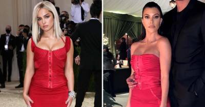 LOL! Fans Are Convinced Addison Rae Wore Kourtney’s Kardashian’s Christmas Dress to the 2021 Met Gala - www.usmagazine.com