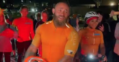 Ashley Cain in tears after 1,040 miles bike ride for The Azaylia Foundation - www.ok.co.uk - Scotland