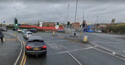 Woman taken to hospital after crash sparks road disruption - www.manchestereveningnews.co.uk - Manchester