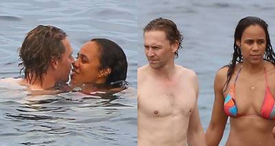 Tom Hiddleston & Former Co-Star Zawe Ashton Share a Kiss in the Ocean on Vacation in Ibiza! - www.justjared.com - Spain - county Ocean