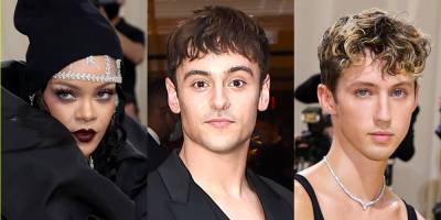 Rihanna Told Tom Daley to Take a Photo of Troye Sivan Using the Bathroom at the Met Gala - See the Pic! - www.justjared.com