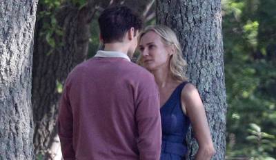 Diane Kruger Spotted Kissing Ray Nicholson on New Movie Set! - www.justjared.com - state Rhode Island - Providence, state Rhode Island