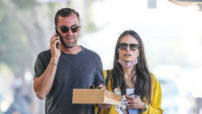 Jordana Brewster - Andrew Form - Jordana Brewster Spotted Wearing Her Engagement Ring for First Time! (Photos) - justjared.com - Hollywood - county Mason