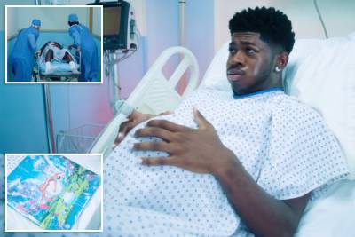 Lil Nas X shares hospital footage of him giving ‘birth’ to ‘Montero’ - nypost.com - county Lamar