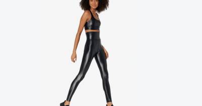 Work Out or Go Out in These Fabulous Faux-Leather Leggings From Zappos - www.usmagazine.com