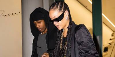 Rihanna & A$AP Rocky Holds Hands After Shopping Together in NYC - www.justjared.com - New York