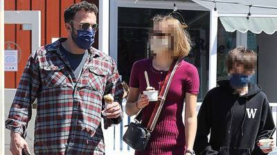Ben Affleck Enjoys An Ice Cream Date With Daughters Violet, 15, Seraphina, 12, After NYC Trip With J.Lo - hollywoodlife.com
