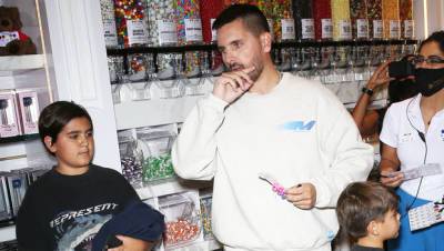 Scott Disick Takes Kids Mason, 11, Penelope, 9, Reign, 6, For A Night At The Sugar Factory - hollywoodlife.com - Las Vegas