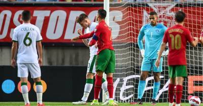 "Avoiding justice yet again" - Republic of Ireland fans can't believe Man United's Cristiano Ronaldo hasn't been sent off - www.manchestereveningnews.co.uk - Manchester - Ireland - Portugal - Lisbon