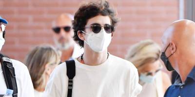 Timothee Chalamet Makes Casual Arrival in Venice Ahead of 'Dune' Premiere - www.justjared.com - Italy