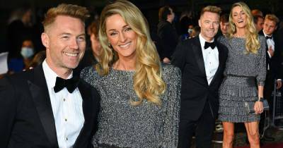 GQ Awards 2021: Tuxedo-clad Ronan Keating cosies up to his wife Storm - www.msn.com
